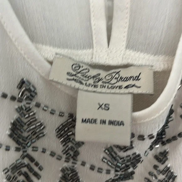 Lucky Brand Cream Blouse - Picture 4 of 4